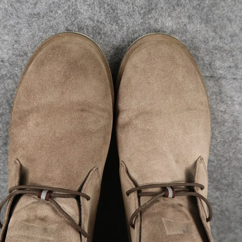 Camper Shoes Mens 45 Chukka Boots Leather Casual Lifestyle Lace Up Brown Comfort